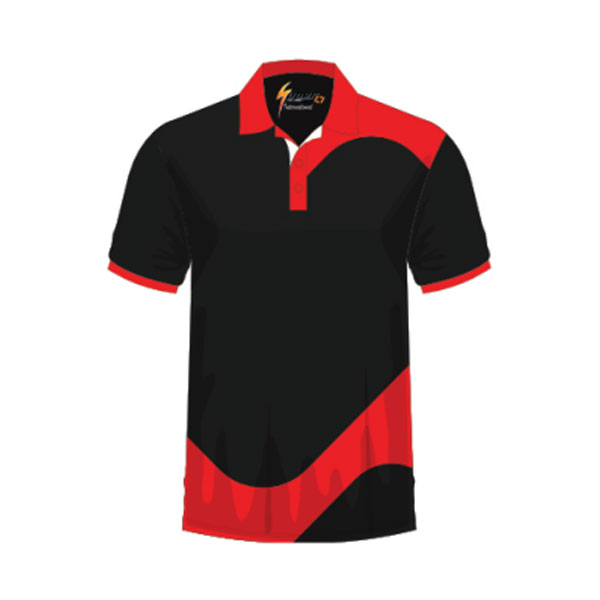 polo-shirt-black-red-front-2.jpg Polo Shirts Black & Red - Image 1