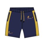 Shorts Navy Blue & Yellow
